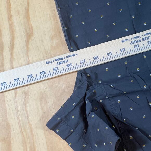 Old Navy Brown Gold & White Built-In Flex Short Sleeve Button-Up Boy XL (14-16) - Picture 8 of 9